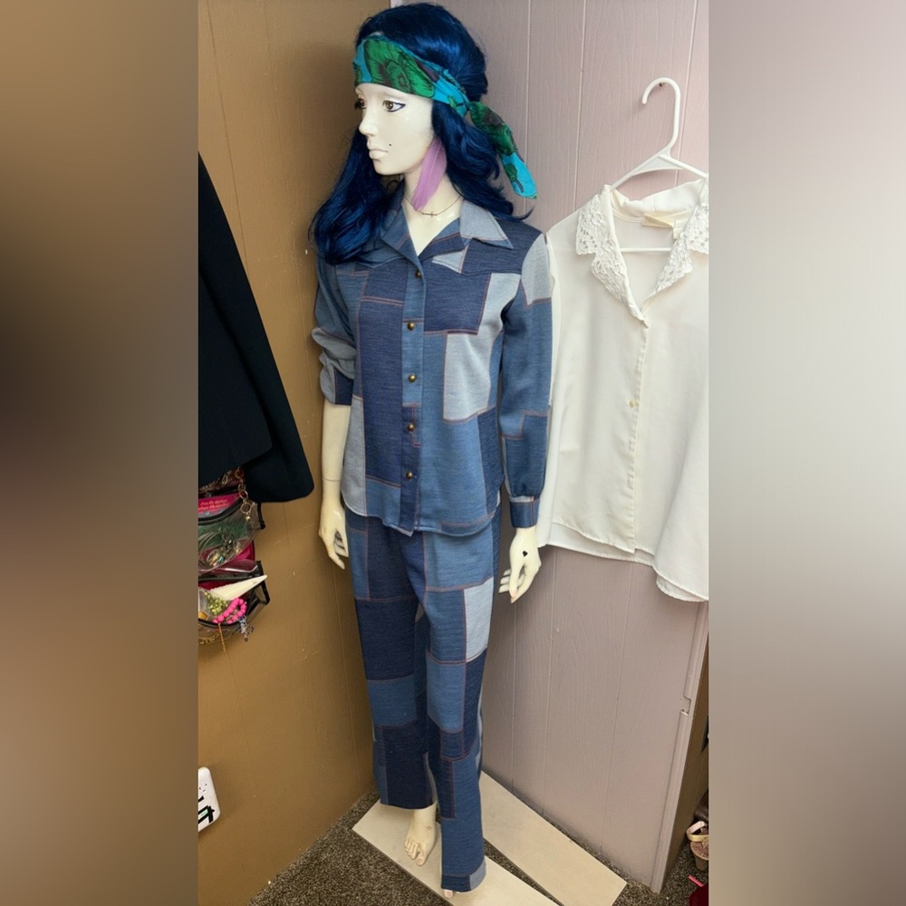 Vintage patchwork top and bottom